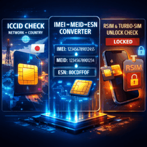 Conversor IMEI ⇄ MEID ⇄ ESN – conversão de identificadores de equipamento
