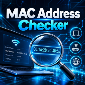 MAC Address Checker – dispositivo de rede e verificações de endereço MAC