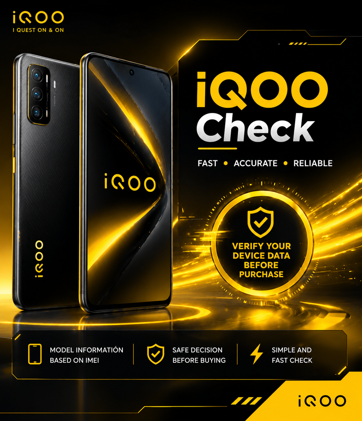 IQOO Info – dados do equipamento e verificação de IMEI